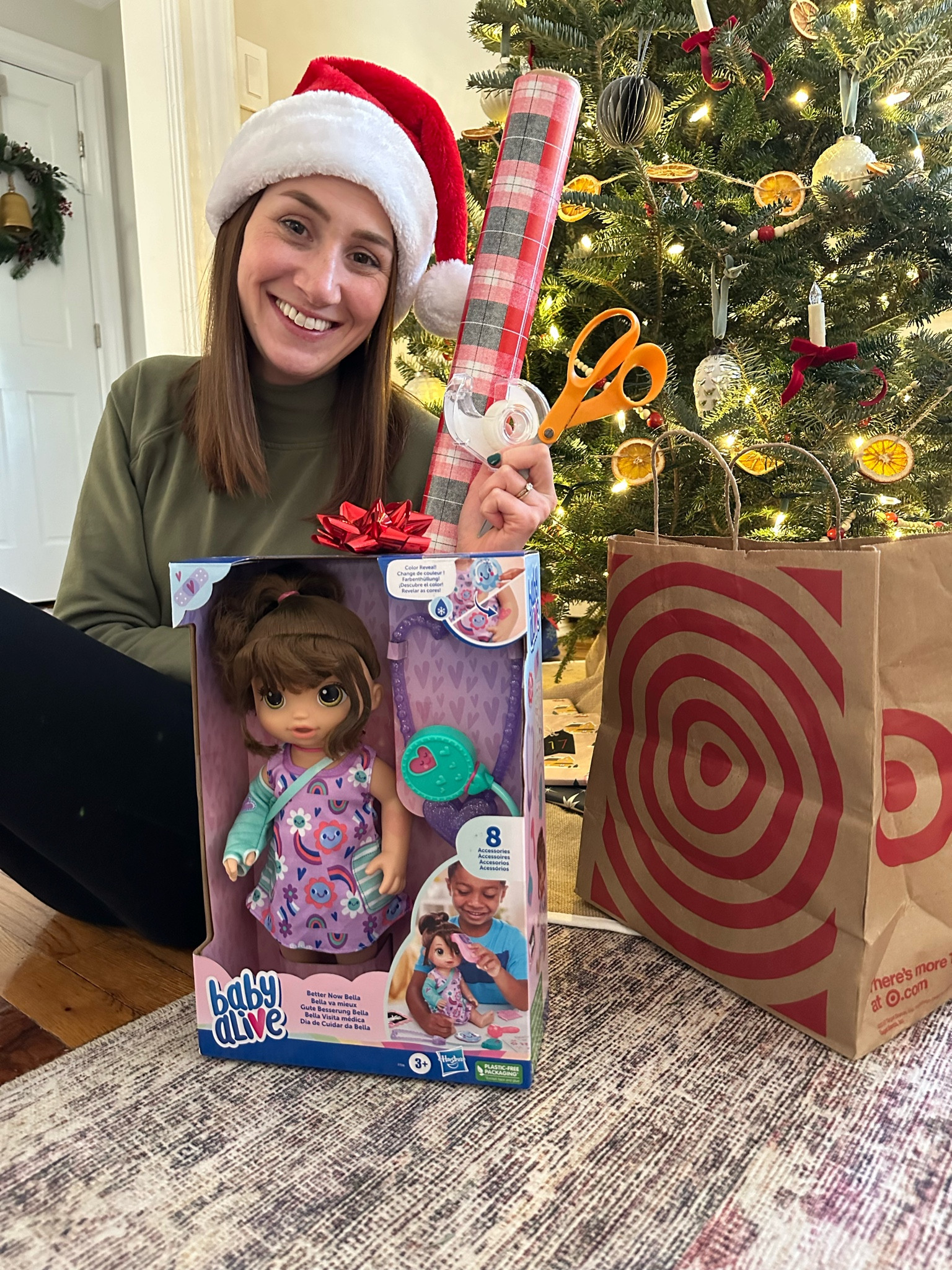 #ad #TargetPartner Last minute toy gifting alert! I think that this goes without saying but @Target has everything and anything all at an affordable price point!
So, that's exactly where I ran when I realized that I was short one gift. (Yes, I like the kids to have an even amount of gifts.) With the unique assortment of both new and old toys I quickly found the perfect gift, Baby Alive Better Now Bella.
Pretend play is huge in our home and Bella even comes with a cast! I can't wait to see the joy that it brings to our home Christmas morning! Be sure to shop at Target stores or Target.com for all your last minute Toy gifting. #Target #TargetFinds #Toys|