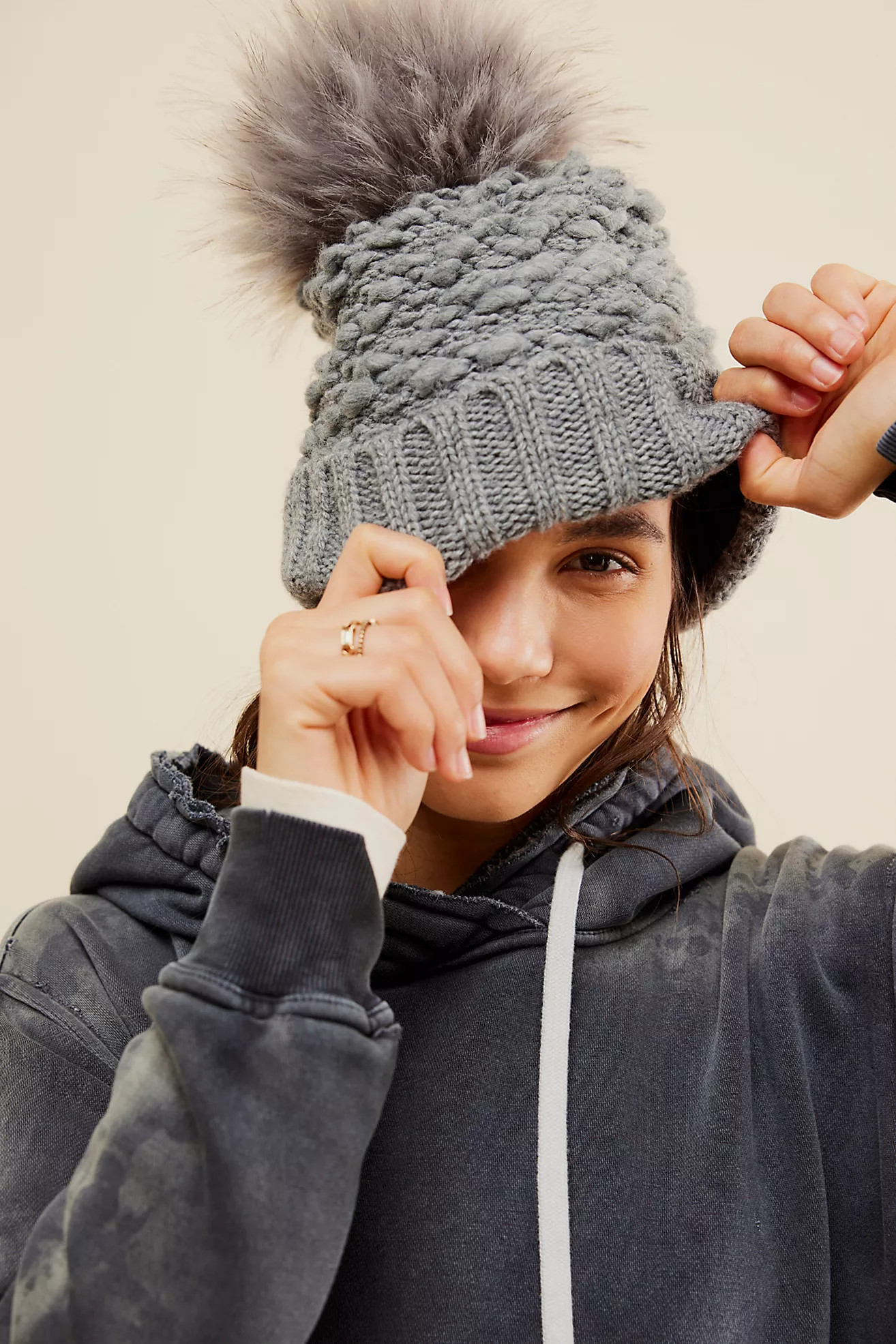Full Moon Nubby Pom Beanie | Free People (Global - UK&FR Excluded)
