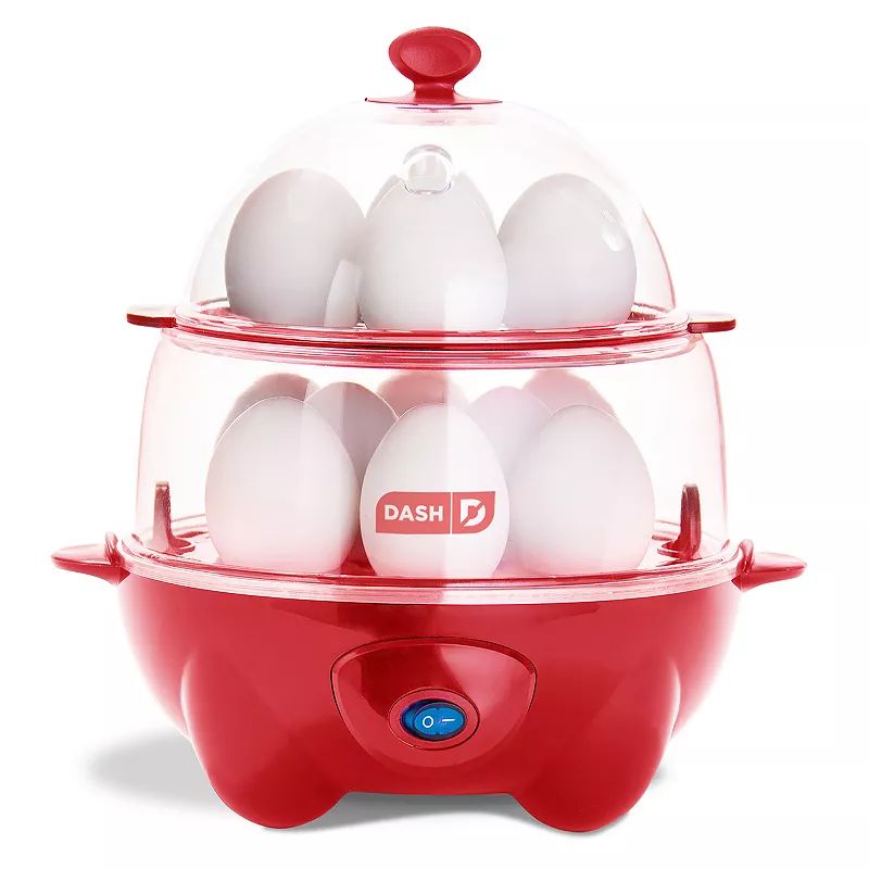 Dash Deluxe Egg Cooker, Red | Kohl's