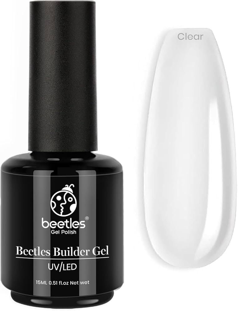 beetles Gel Polish Beetles Builder Gel 7 in 1 Nail Builder Strengthener Gel Clear Color Hard Gel ... | Amazon (US)