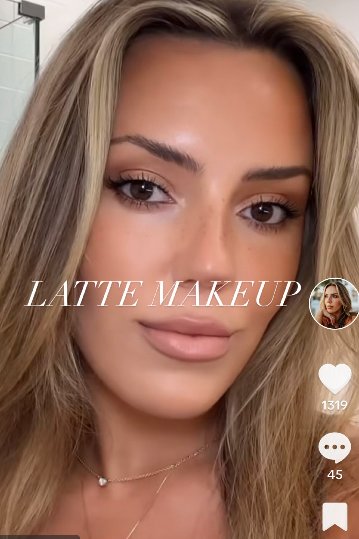 my latte makeup look ☕️ #lattemakeup #lattelook 

#LTKbeauty