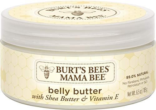 Burt's Bees Mama Bee Belly Butter, Fragrance Free Lotion, 6.5 Ounce Tub | Amazon (US)