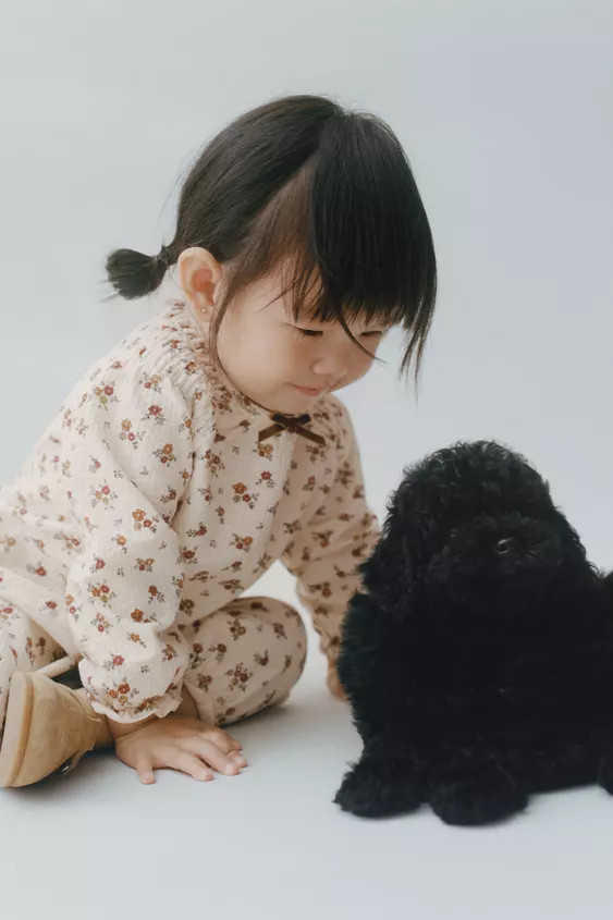 POLKA DOT SWEATSHIRT AND LEGGING SET | Zara US