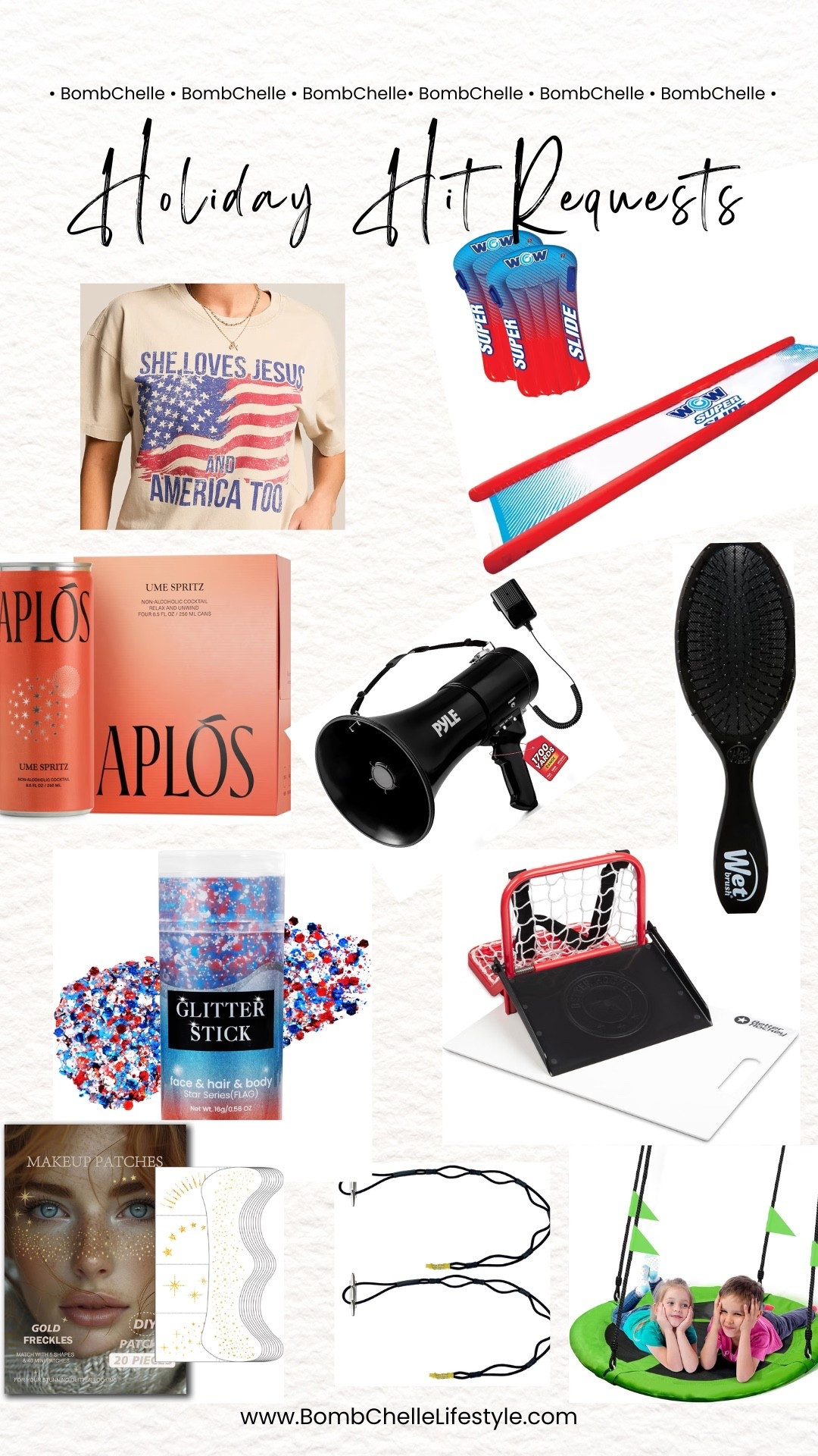 Holiday hits requests are here 🇺🇸

From activities to keep the kids entertained, to boat or backyard essentials, to mom essentials. I’ve rounded up your requests in one place.