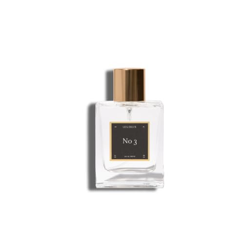Les Deux No. 3 Perfume - Eau de Parfum for Men and Women, Sandalwood, Vetiver, Musk, Eucalyptus, Luxury Fragrance, Long Lasting, Non-Toxic, Vegan 1.7 fl oz / 50 ml, Santal | Amazon (US)