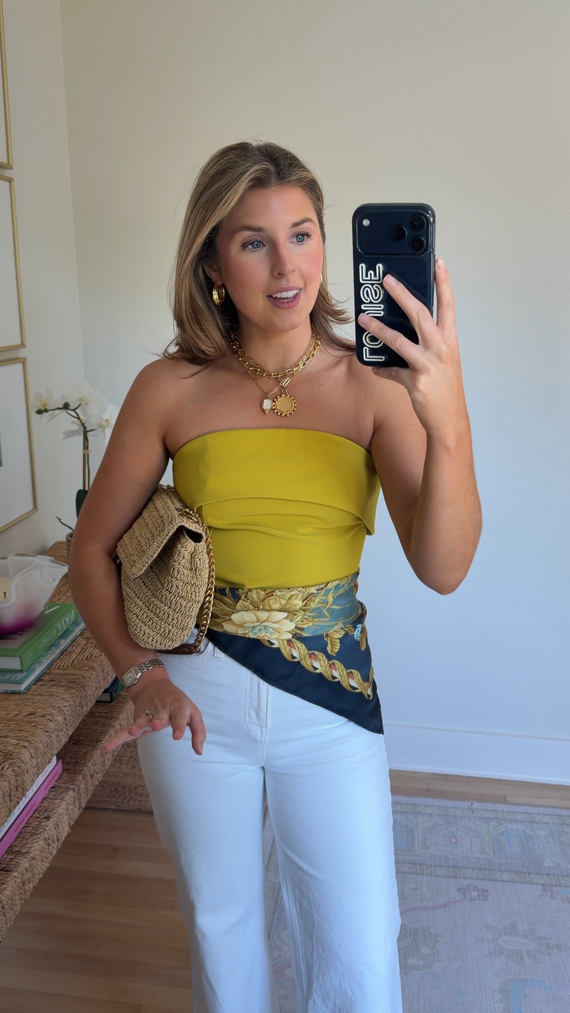 Summer date night outfit idea! Wearing a S in top!