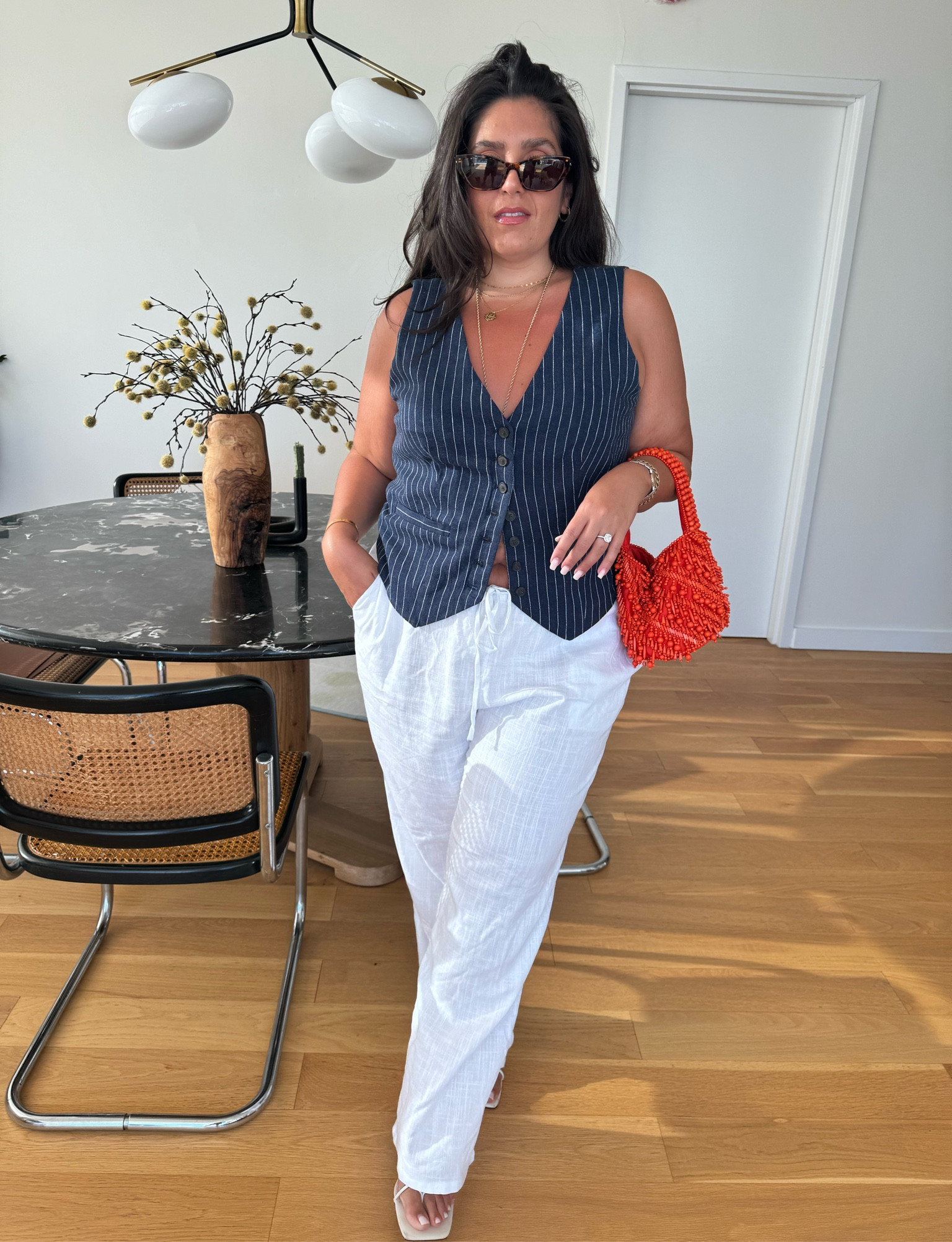 Dinner with the girls! I have been living in these white linen pants - wearing size XL in everything! 

Summer outfit inspo, plus size summer outfit, midsize summer outfit 

#LTKMidsize #LTKPlusSize