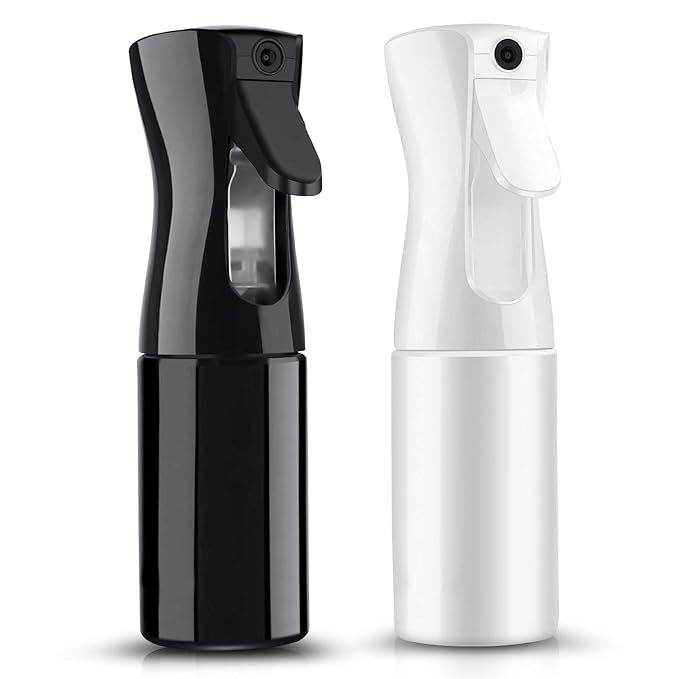 2 Packs Hair Spray Bottle 6.8 OZ Continuous Fine Mist Sprayer Refillable Empty Sprayer Water Squi... | Amazon (US)