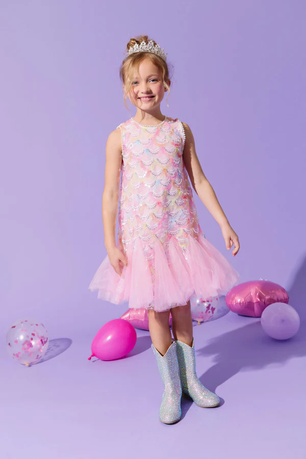 Pinky Mermaid Magic Tutu Dress | Lola + The Boys