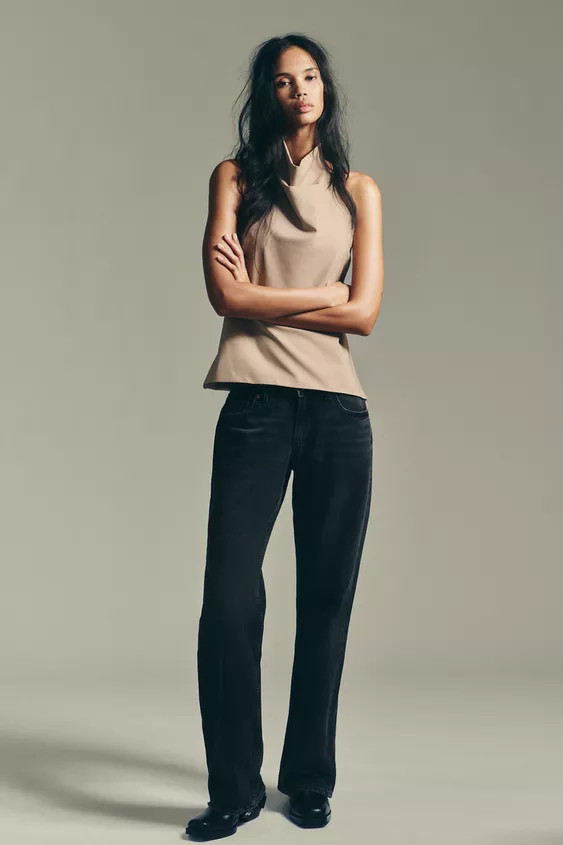 OPEN-BACK HALTER TOP | Zara UK