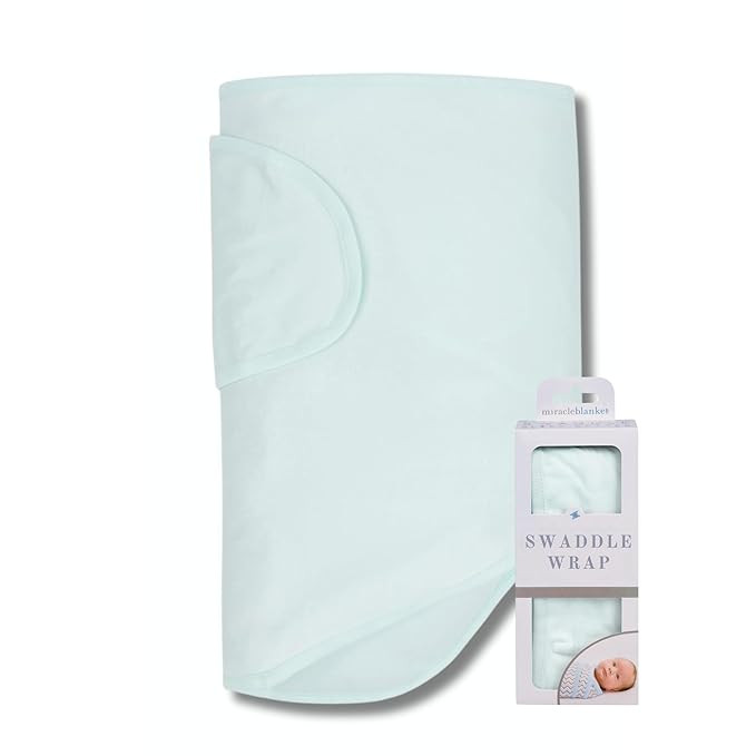 Miracle Blanket Swaddle Wrap - Boy, Girl, or Neutral Receiving Baby Blanket - Soft, Wearable Slee... | Amazon (US)