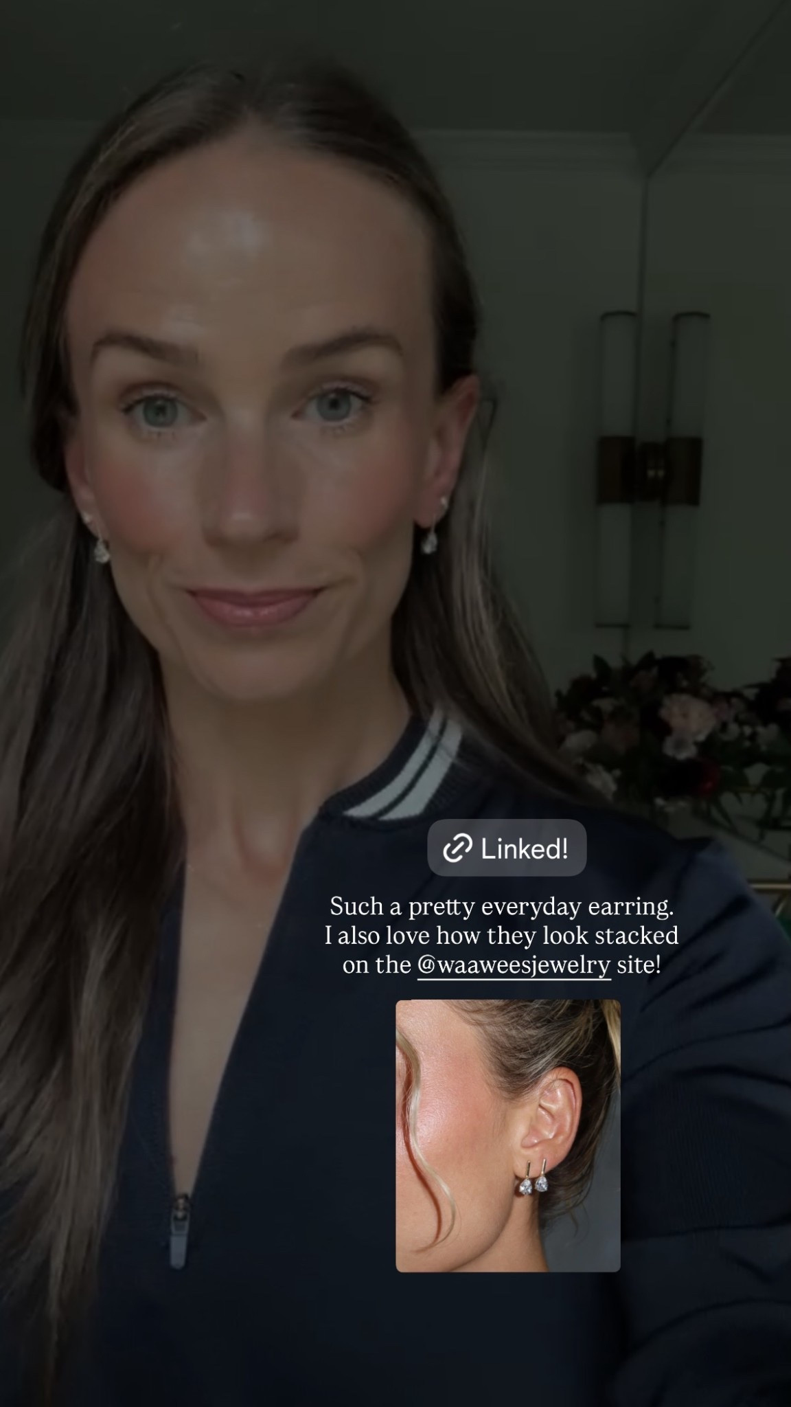 Such a pretty everyday earring.
I also love how they look stacked on the @waaweesjewelry site!