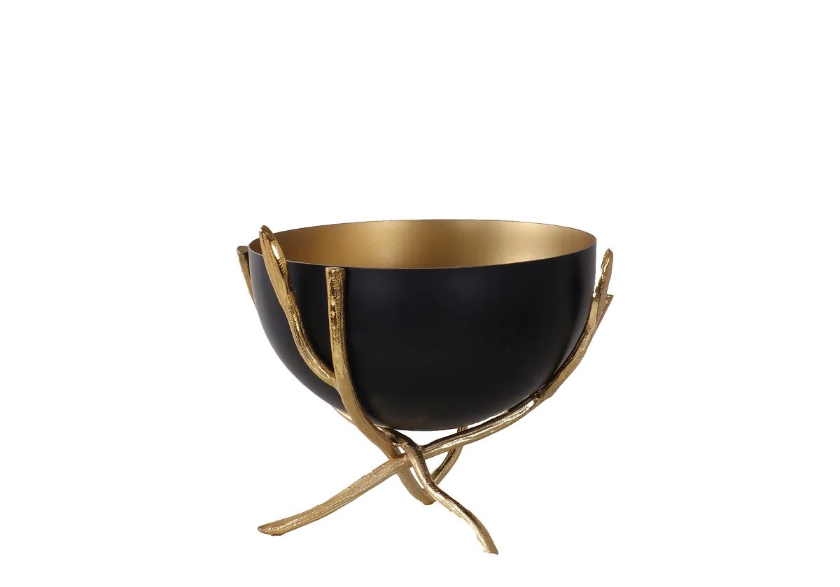 BLACK OLYMPIA BOWL | Alice Lane Home Collection