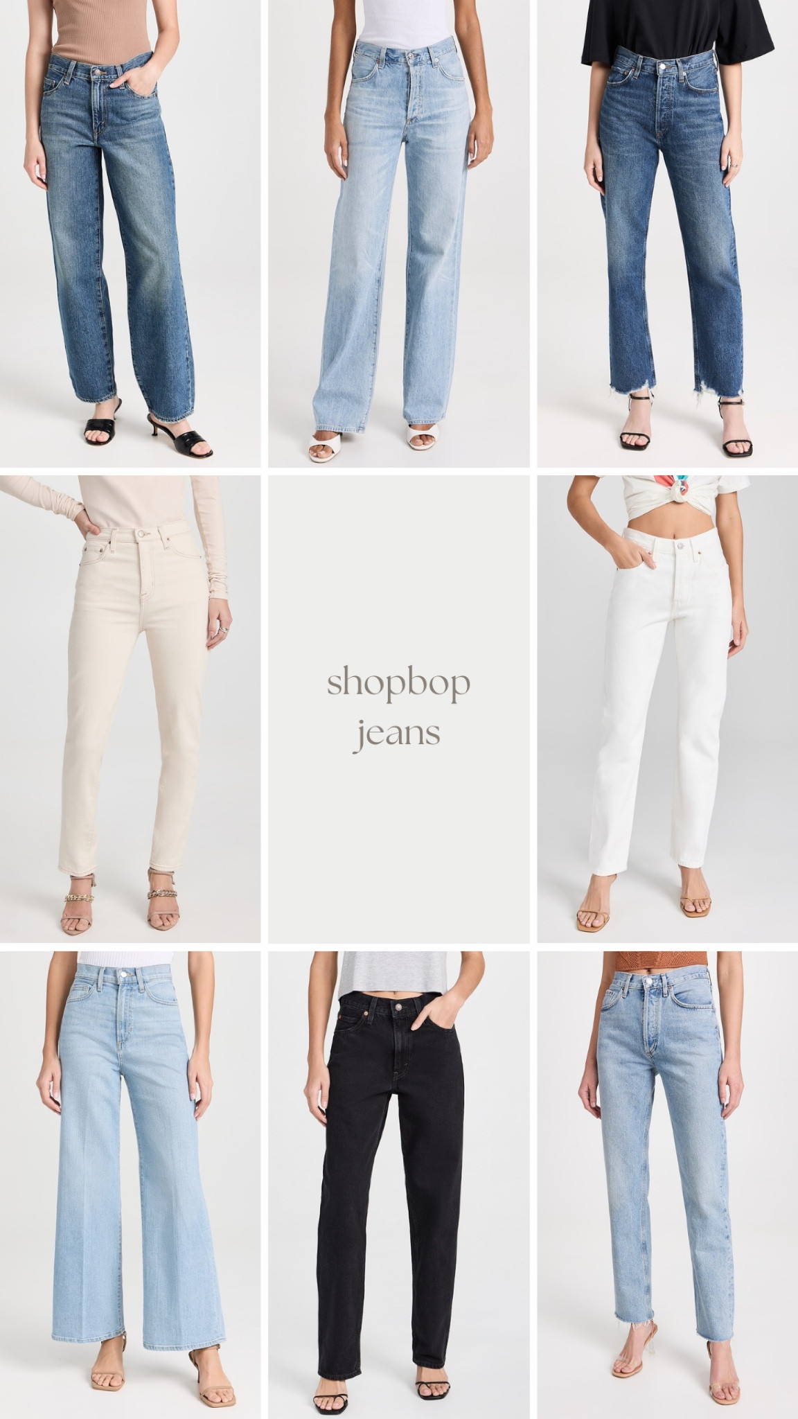 •shopbop the style event•

a roundup of some pretty great jeans from the shopbop sale event. 

#LTKstyletip #LTKsalealert #LTKover40
