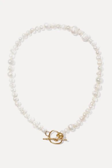 Magnolia gold-tone pearl necklace | NET-A-PORTER (UK & EU)