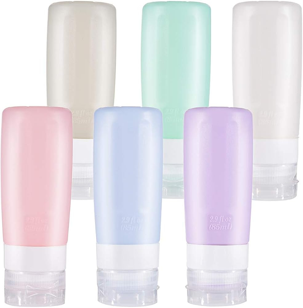 Travel Bottles sincewo Travel Containers TSA Approved Travel Size Toiletries Containers 3oz Leak Lea | Amazon (US)
