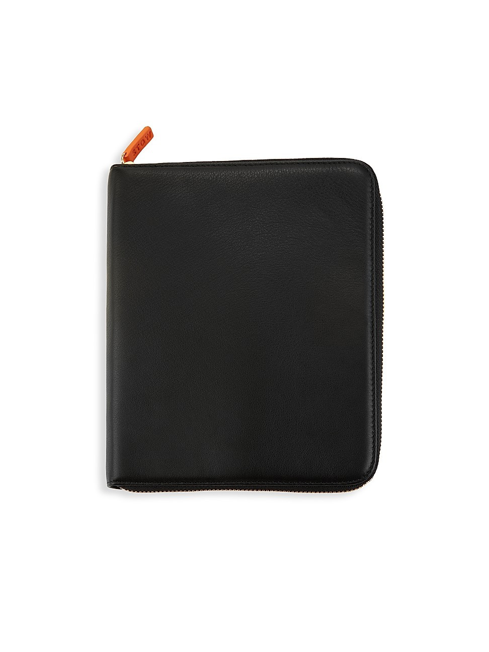 Stow Men's Travel & Tech The First Class Leather Case - Black | Saks Fifth Avenue