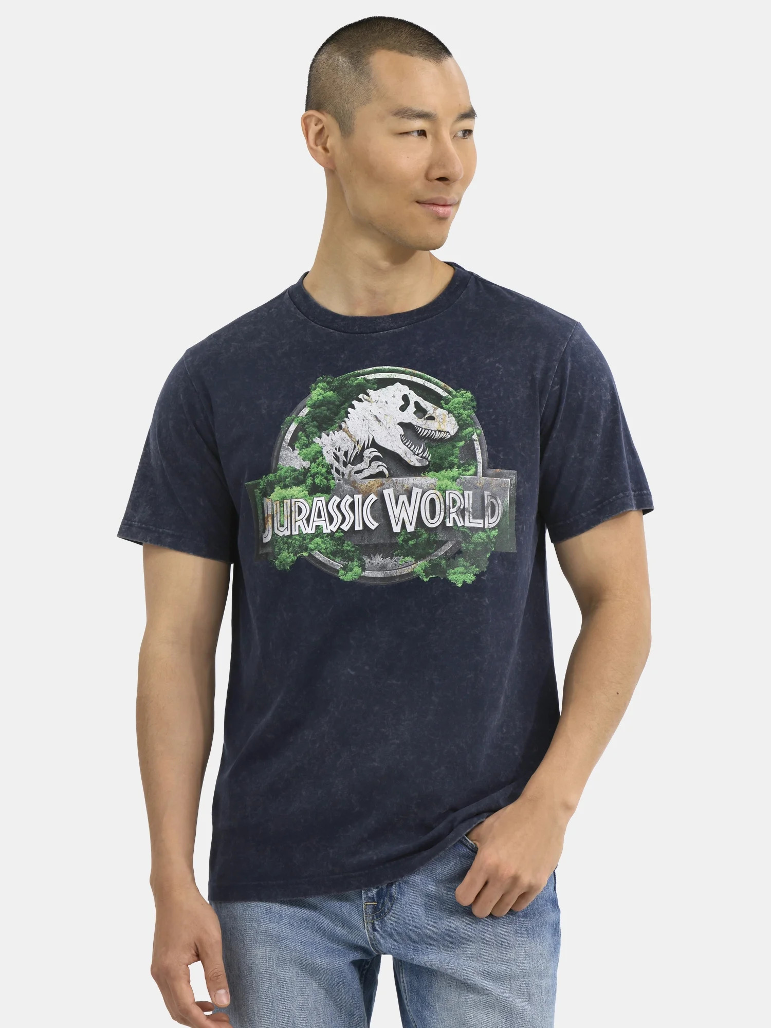 Jurassic Park, Men's & Big Men's Graphic Tee Shirt, World Logo, Sizes S-3XL | Walmart (US)