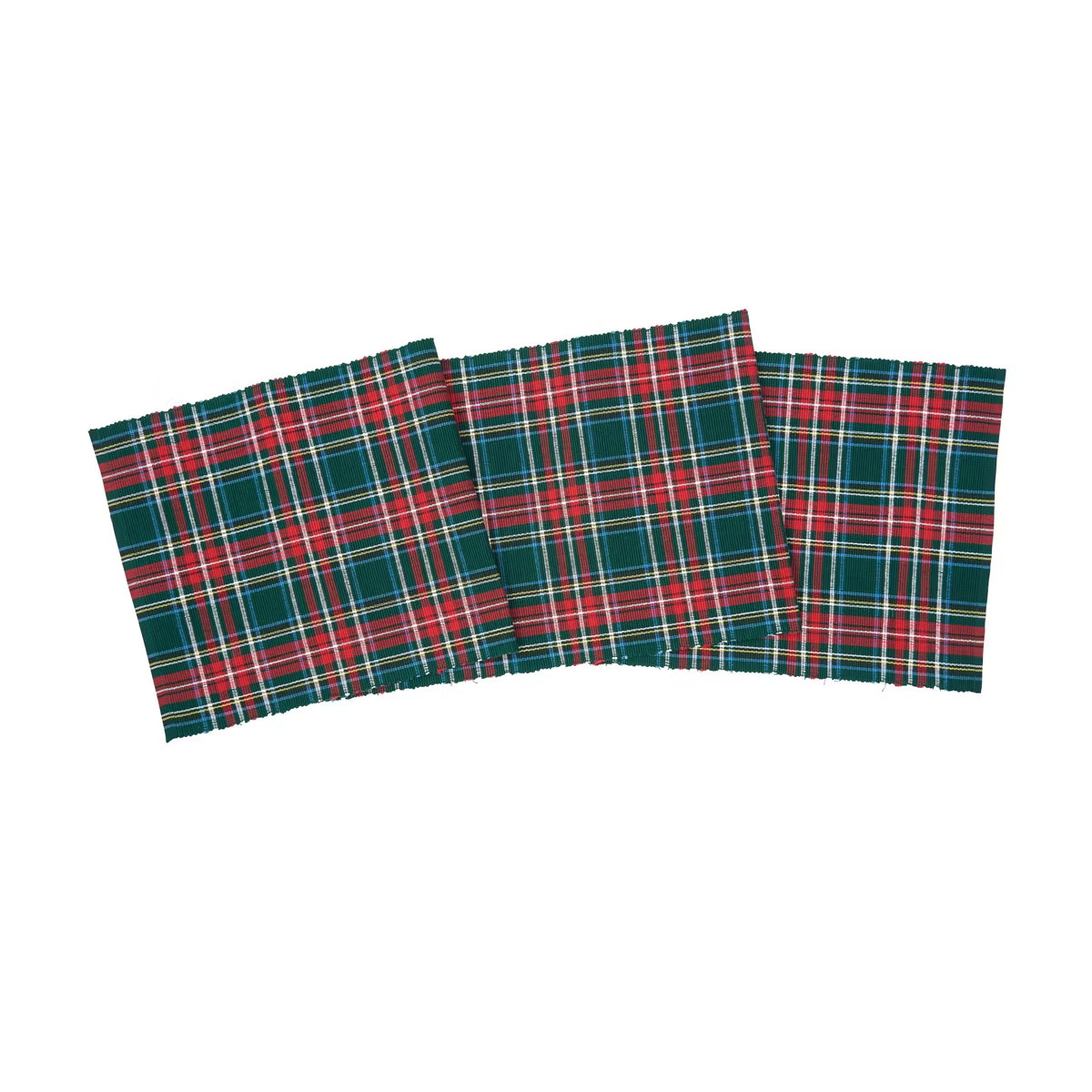 C&F Home Weston Red & Green Plaid 100% Cotton Christmas Table Runner 13" x 72" | Target