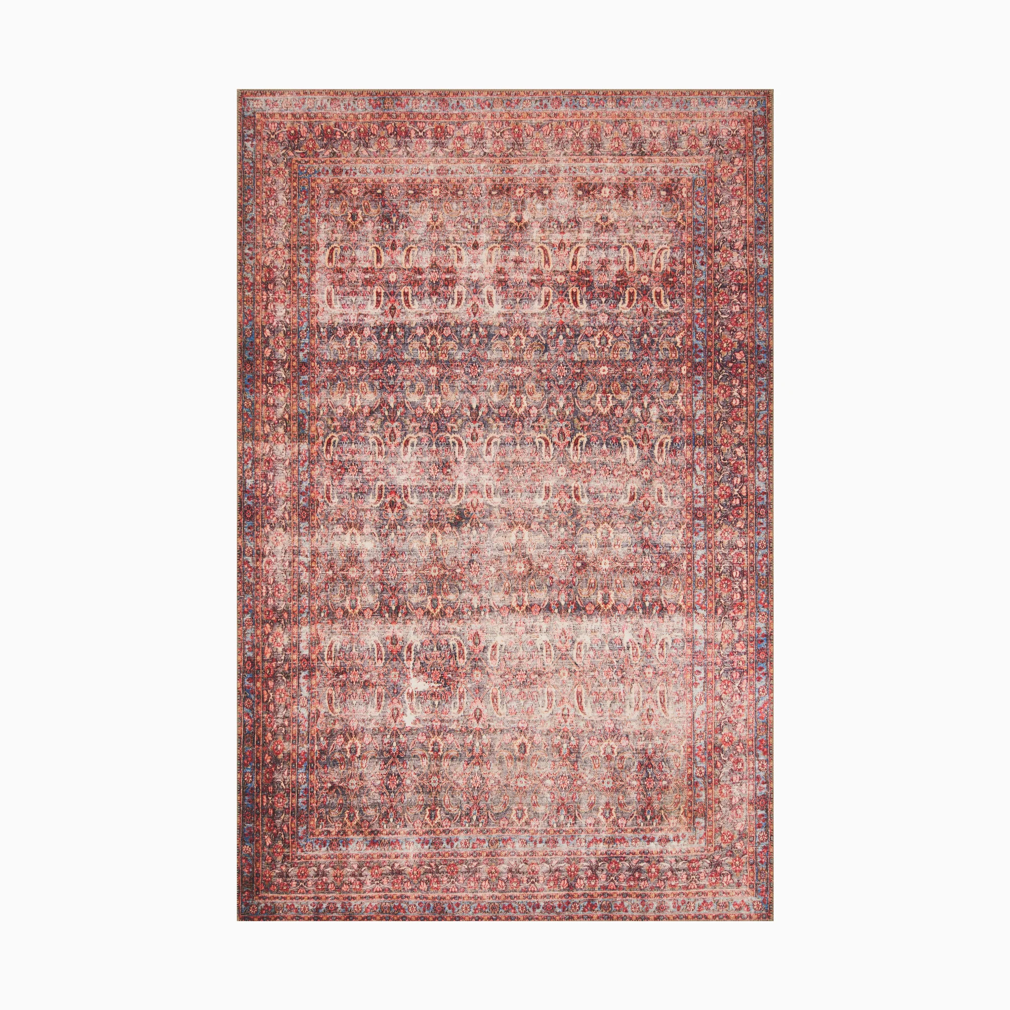 Pascal Rug in Scarlett / Navy | Edward Martin