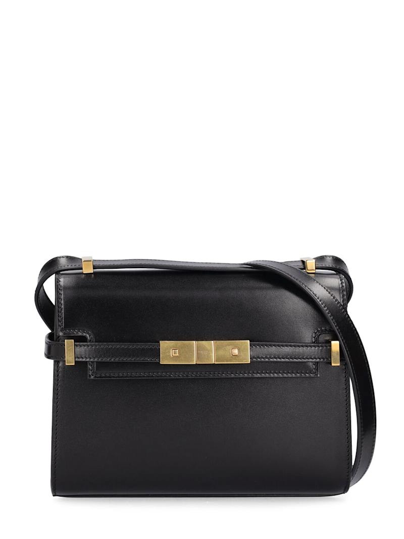 Mini manhattan leather crossbody bag - Saint Laurent - Women | Luisaviaroma | Luisaviaroma