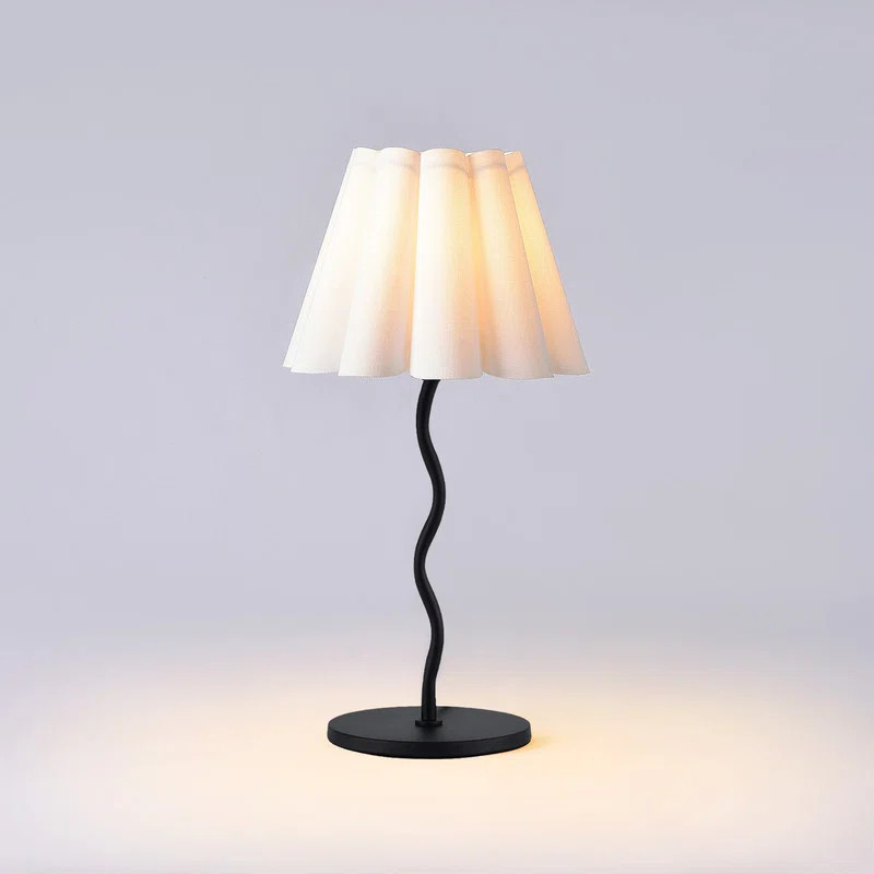 Wrought Studio™ 17'' Floral Table Lamp with Ditsy Shade for Bedroom & Reviews | Wayfair | Wayfair North America