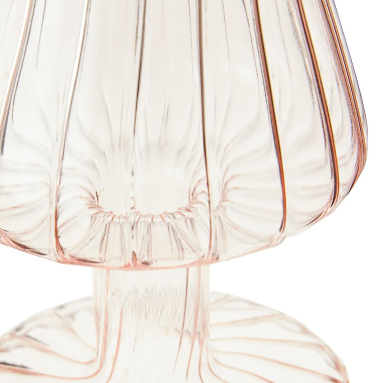 Christmas Pink Glass Tabletop Tree, 13 in, by Holiday Time | Walmart (US)