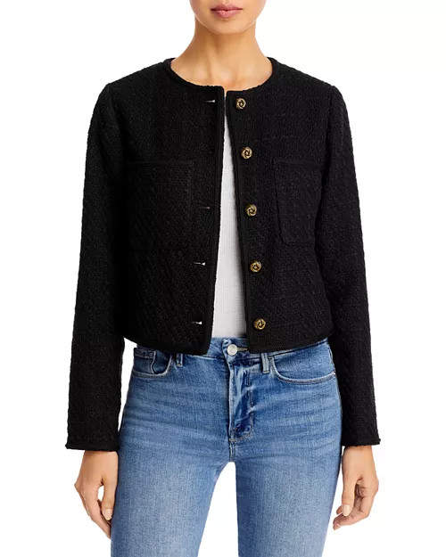 AQUA Tweed Jacket - Exclusive  | Bloomingdale's Women | Bloomingdale's (US)