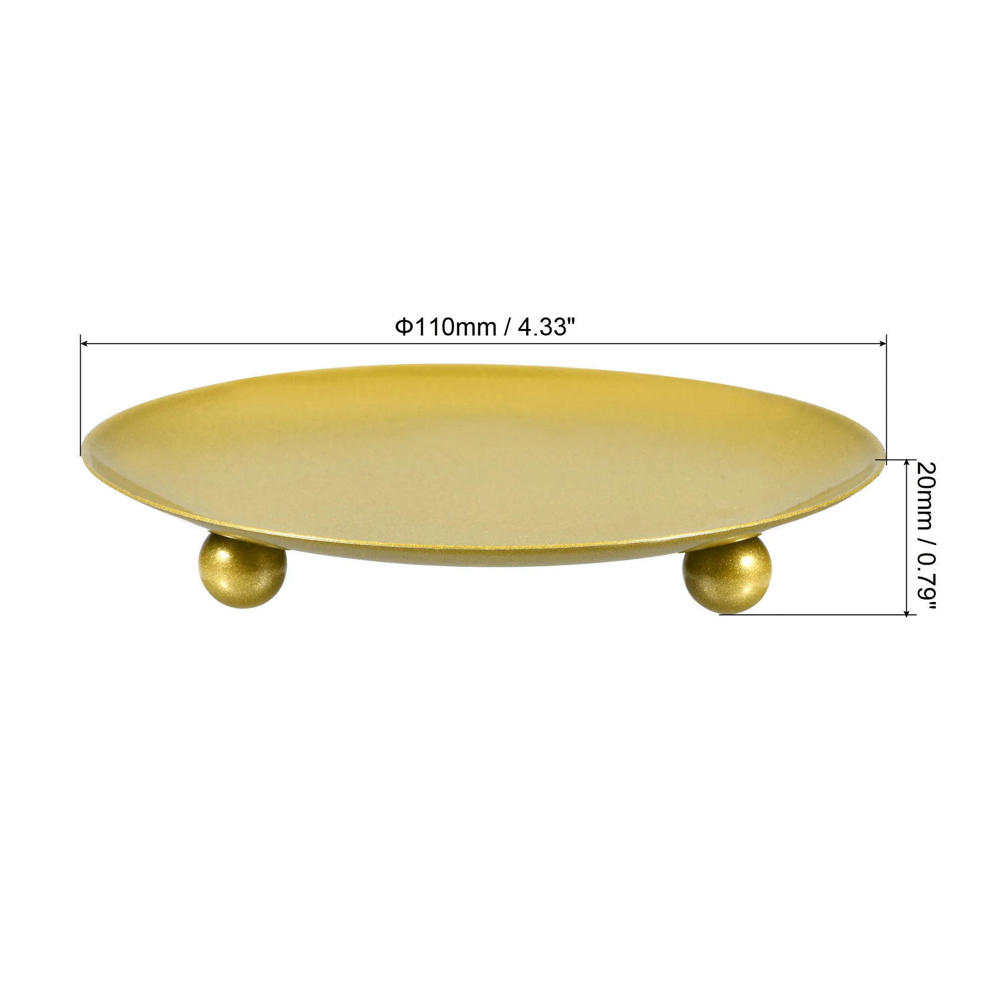 Candle Plate Holders Wax Stands Tray Decorative for Party Spa Garden | Bed Bath & Beyond