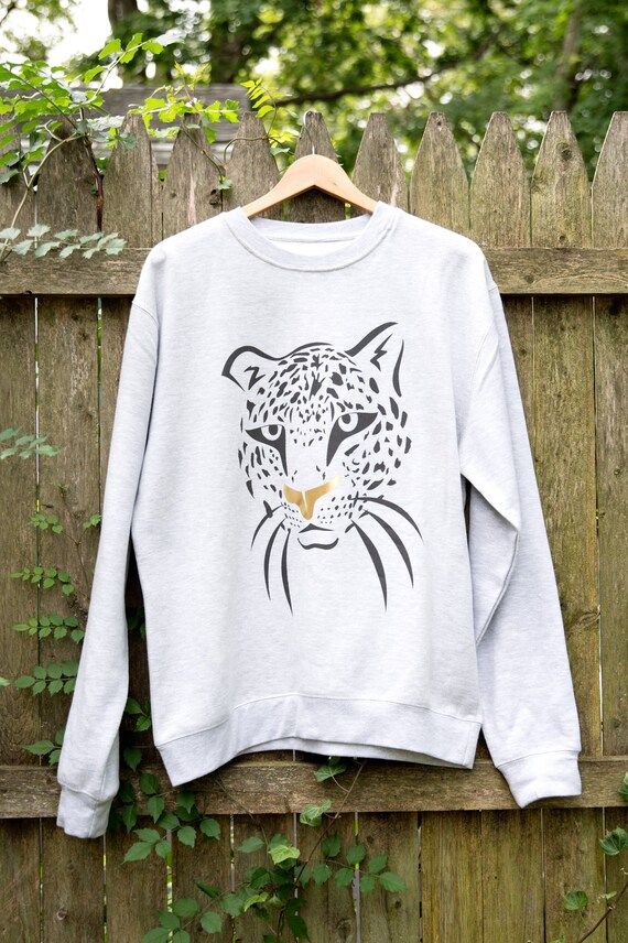 Love Fashion Leopard Graphic Sweatshirt | Etsy (US)