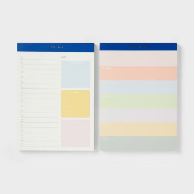 2pk Checklist Notepads - Spritz™ | Target