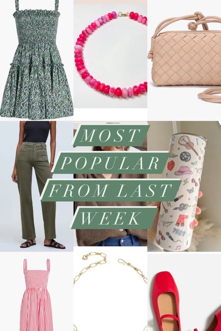 Most popular from LTK, best sellers, travel style, Amazon look for less, Taylor swift water bottle, madewell jeans, designer look for less, heart necklace, Mary Janes, summer shoes, summer flats 

#LTKParties #LTKFindsUnder100 #LTKOver40