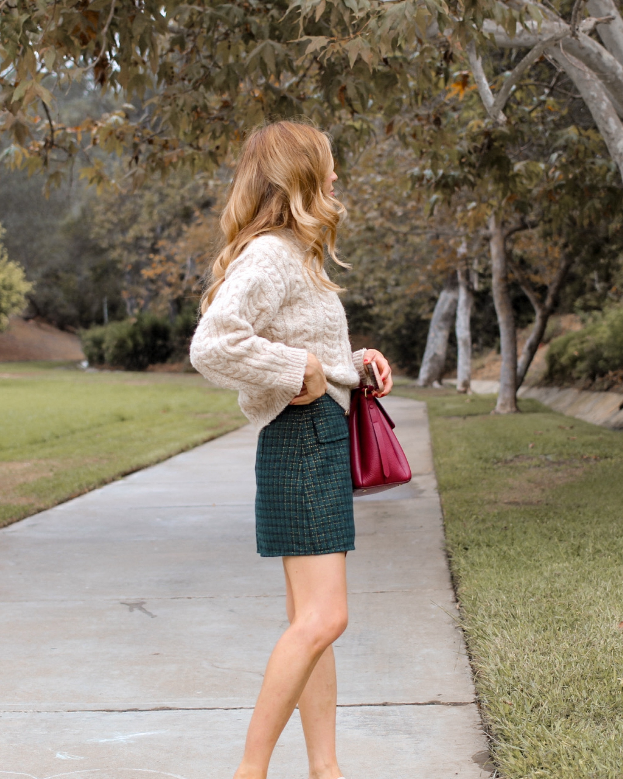 Todays look for fall: skirt and sweater paired with ballet flats 

#LTKFindsUnder100 #LTKSeasonal #LTKFallSale
