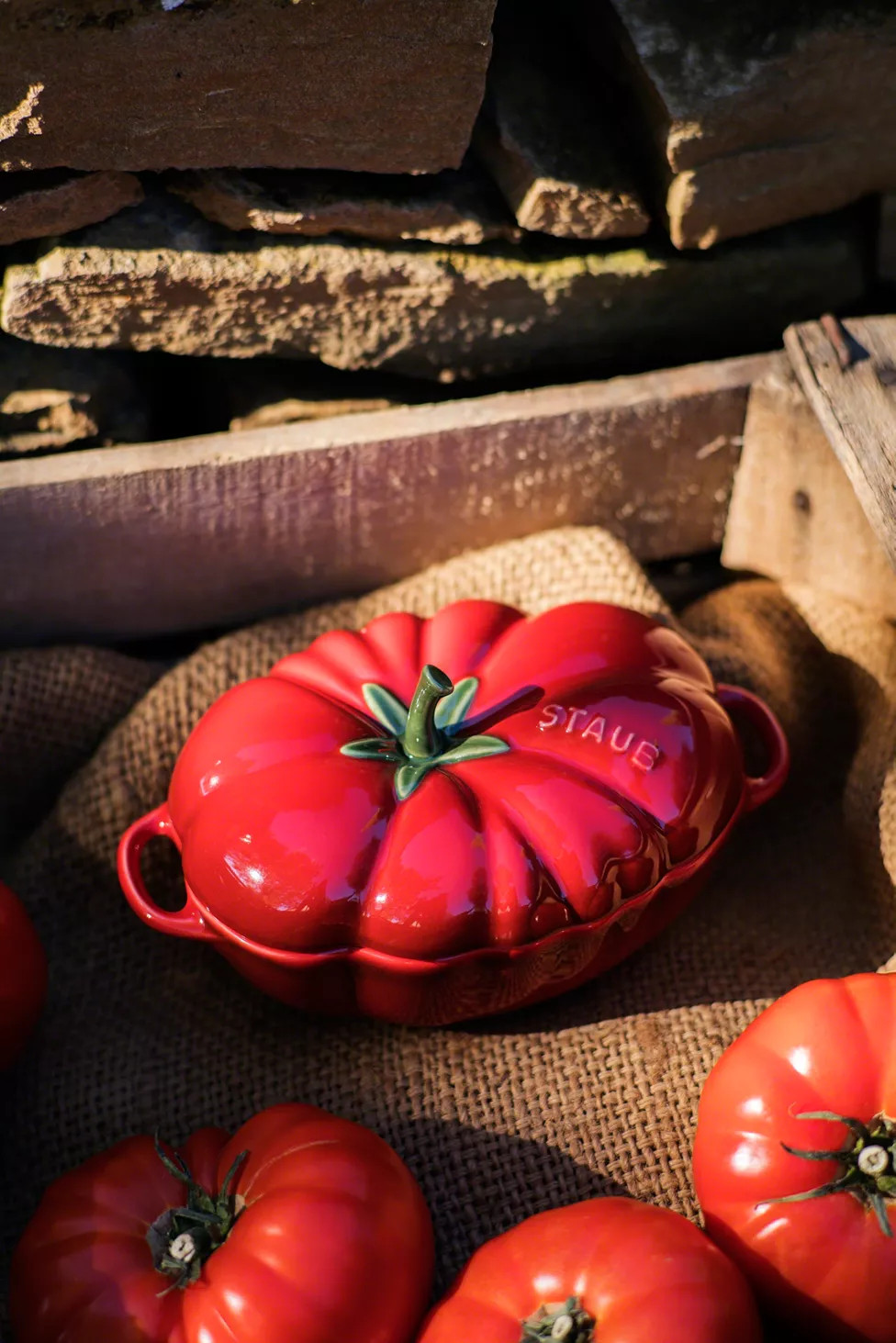 Staub Ceramic 16-oz Petite Tomato Cocotte Baking Dish | Urban Outfitters (US and RoW)