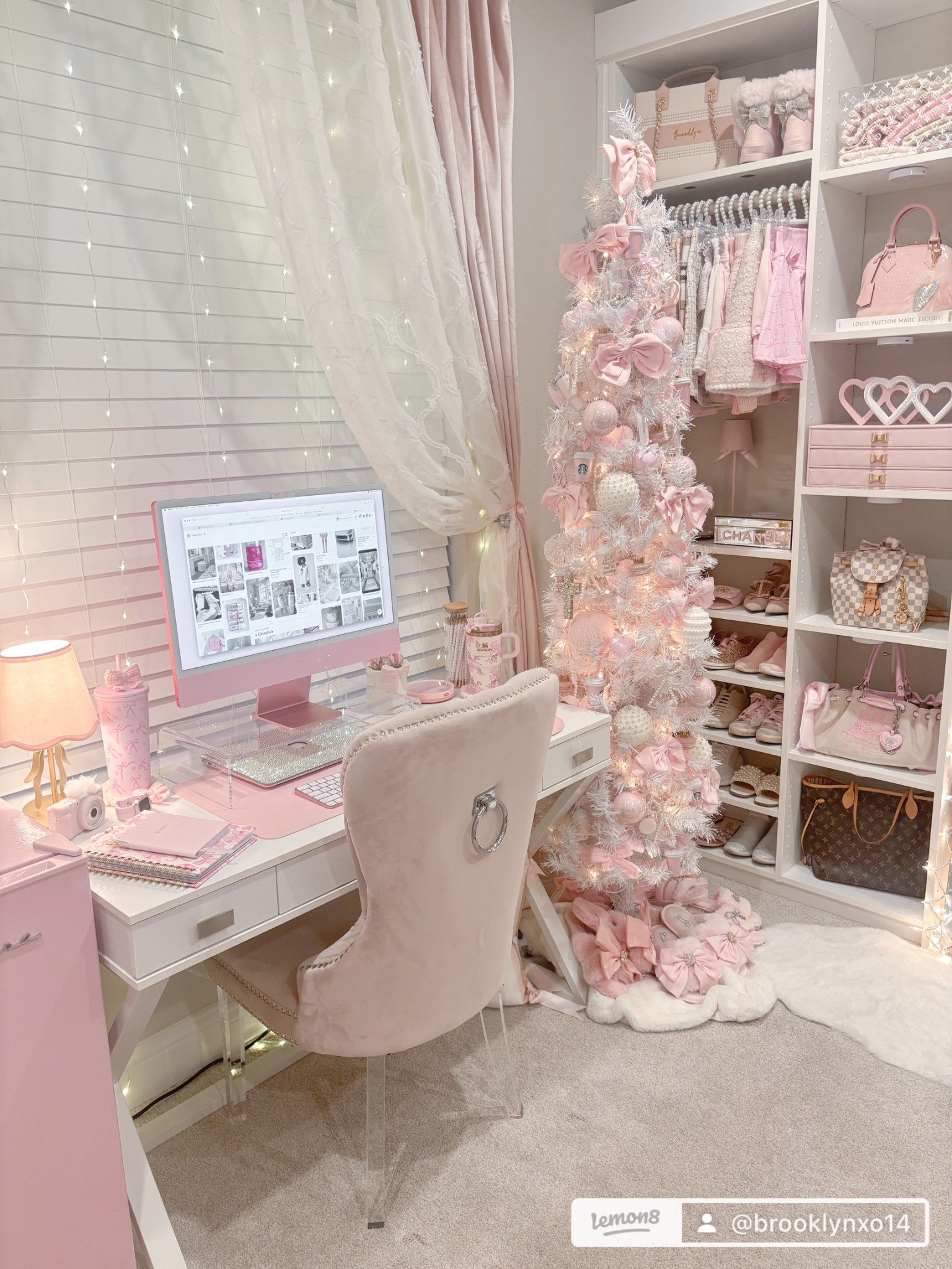 My pink desk setup 🎀💕🌸 

#LTKHome