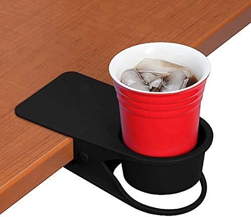 Twinsisi Drinking Cup Holder Clip - Home Office Table Desk Side Huge Clip Water Drink Beverage Soda  | Amazon (US)