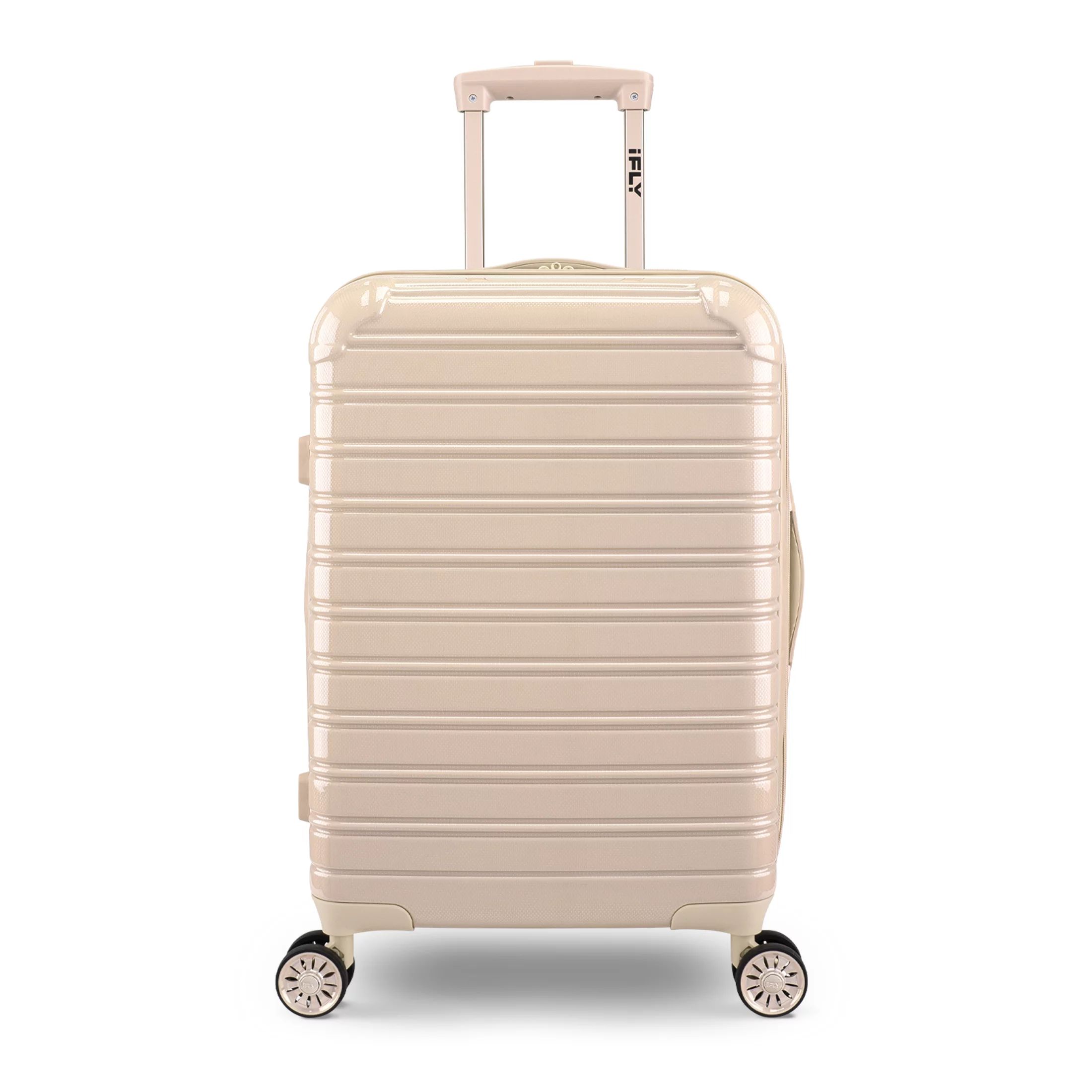 iFLY Hardside Fibertech 20" Carry-on Luggage, Champagne | Walmart (US)