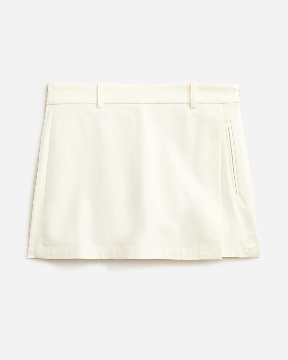 Mini skort in bi-stretch cotton blend | J. Crew US