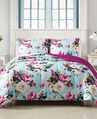 Hallmart Collectibles Ambrosia 2-Pc. Reversible Twin Comforter Set & Reviews - Comforter Sets - B... | Macys (US)