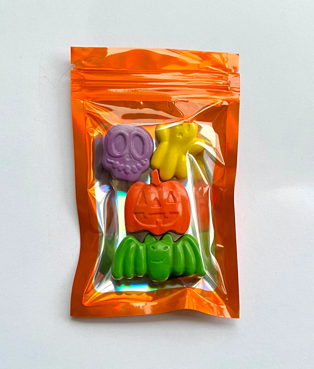 Set of 4 Halloween Crayons, Party Favors, Class Gift, Non Candy Alternative, Boo Bags, Boo Basket... | Etsy (US)