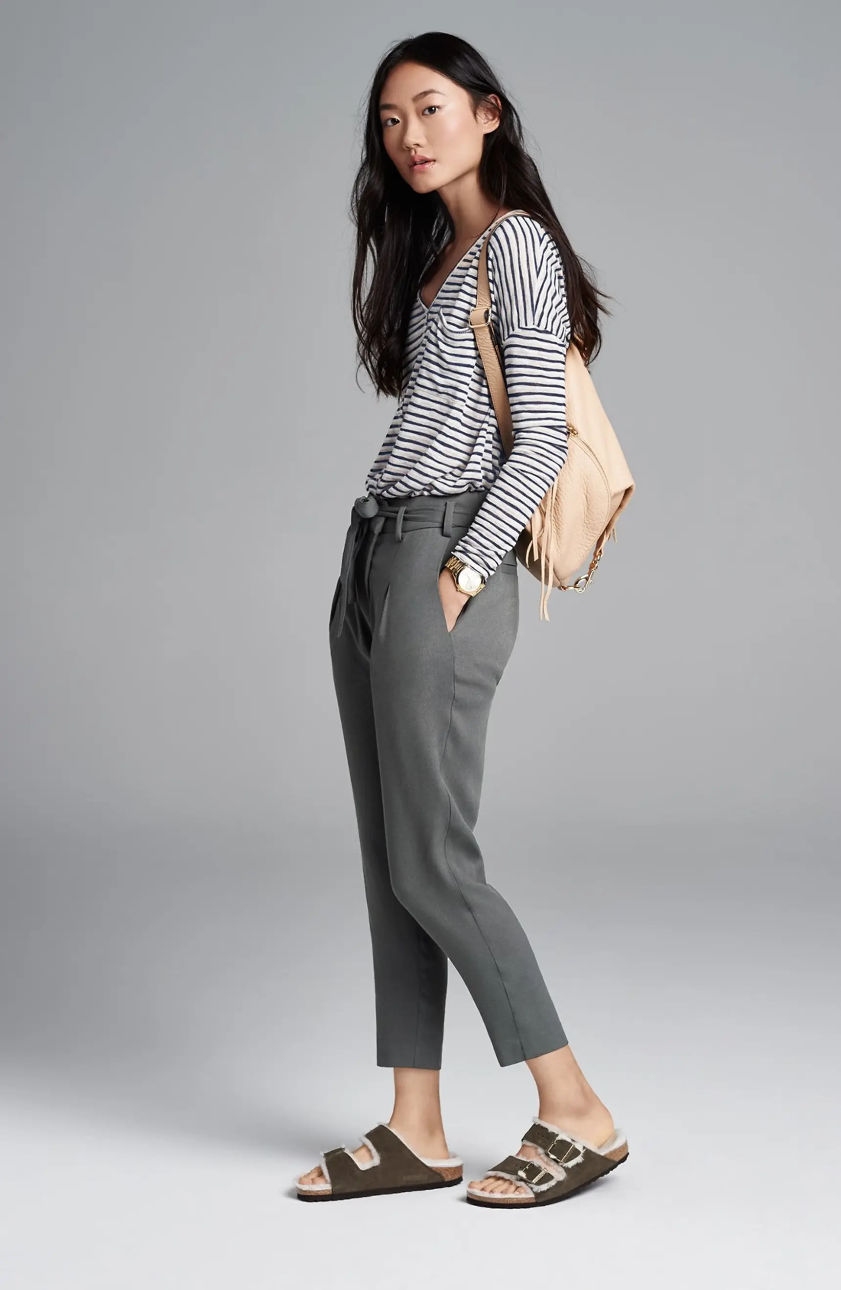 Arizona Genuine Shearling Lined Slide Sandal (Women) | Nordstrom