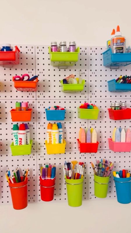 I finally worked on the art wall that I had dreaming of for the girl's room. With summer right around the corner, this art wall is the perfect activity to keep your little kids engaged and creative. From pencil colors, crayons to craft supplies, chalk market this easy pegboard art wall organization is so cute and also acts as a kids room decor.


#artwall #kidsroom #artorganizer #organizationtip #kidartsupplies #artsupplies #artcaddy #artorganization #kidsroom #roomorganization #founditonamazon #targetsupplies #targetart #amazonfinds 

#LTKFindsUnder50 #LTKHome #LTKKids