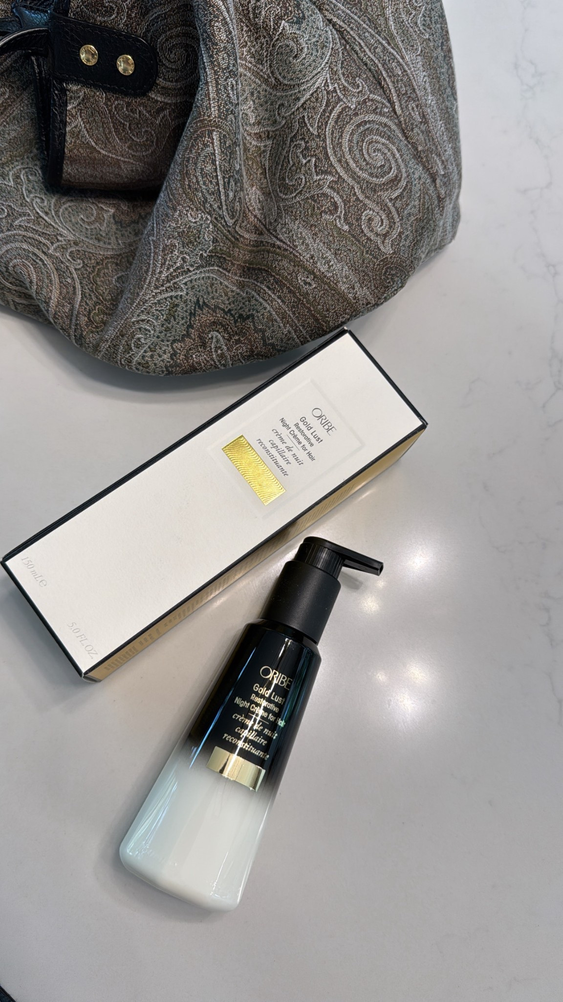 Overnight hair repair.