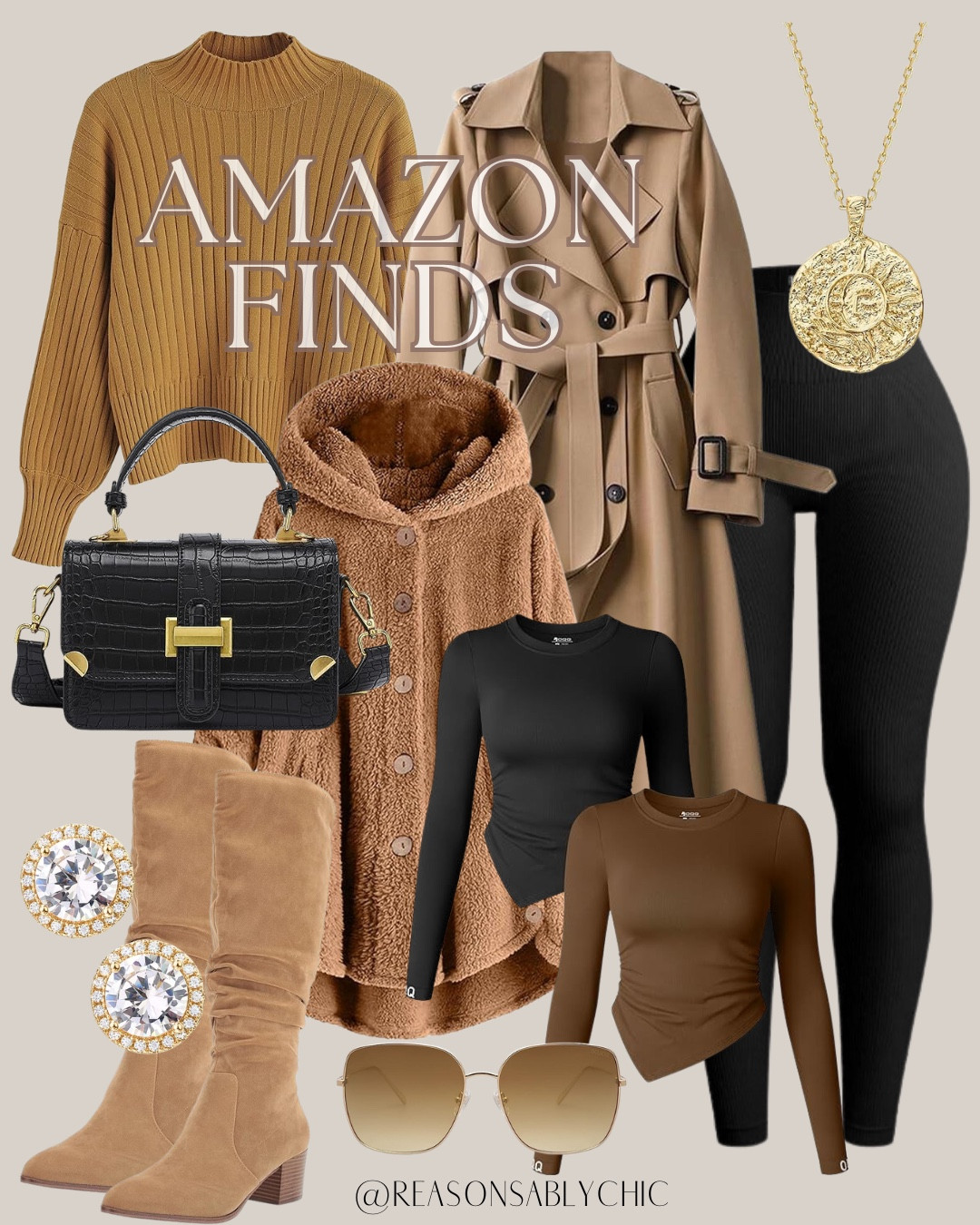 winter neutrals

Amazon fashion, cozy winter outfits, neutral tones, trendy winter wear, casual chic, fashion inspiration, outfit ideas, style inspo, wardrobe essentials, beige sweaters, cream coats, taupe scarves, layered outfits, warm tones, winter essentials, minimalist style, soft colors, seasonal fashion, reasonably chic
