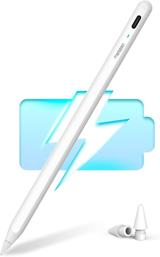 Metapen Pencil A8 for Apple iPad 2018-2024, (2X Faster Charge), Tilt Sensitivity, Palm Rejection,... | Amazon (US)