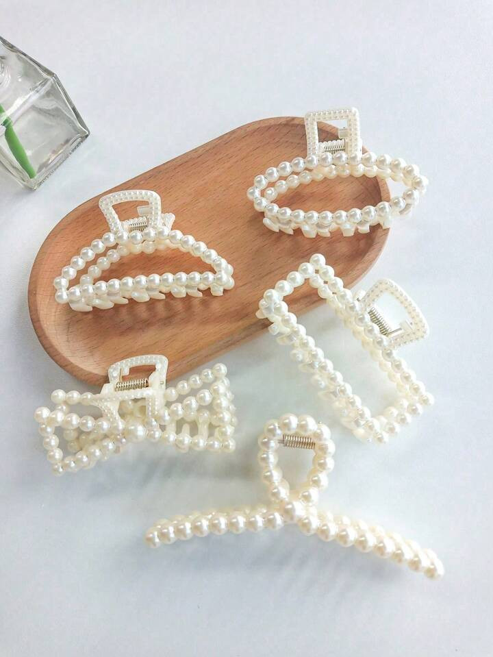 5 Pearl Hair Clips Are Versatile And Essential For Going Out Elegant | SHEIN