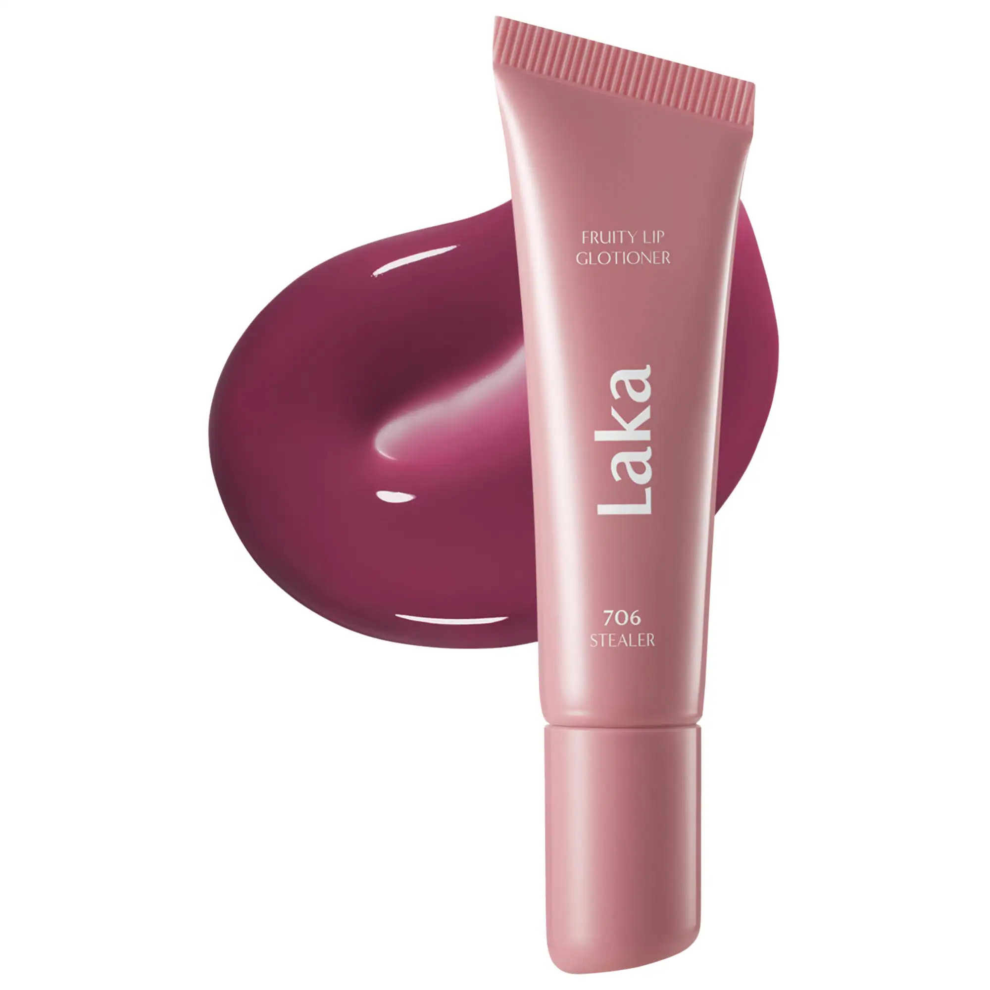 Laka Fruity Lip Glotioner Hydrating High Shine Lip Gloss Serum 706 Stealer 0.35 oz/10 mL | Sephora (US)