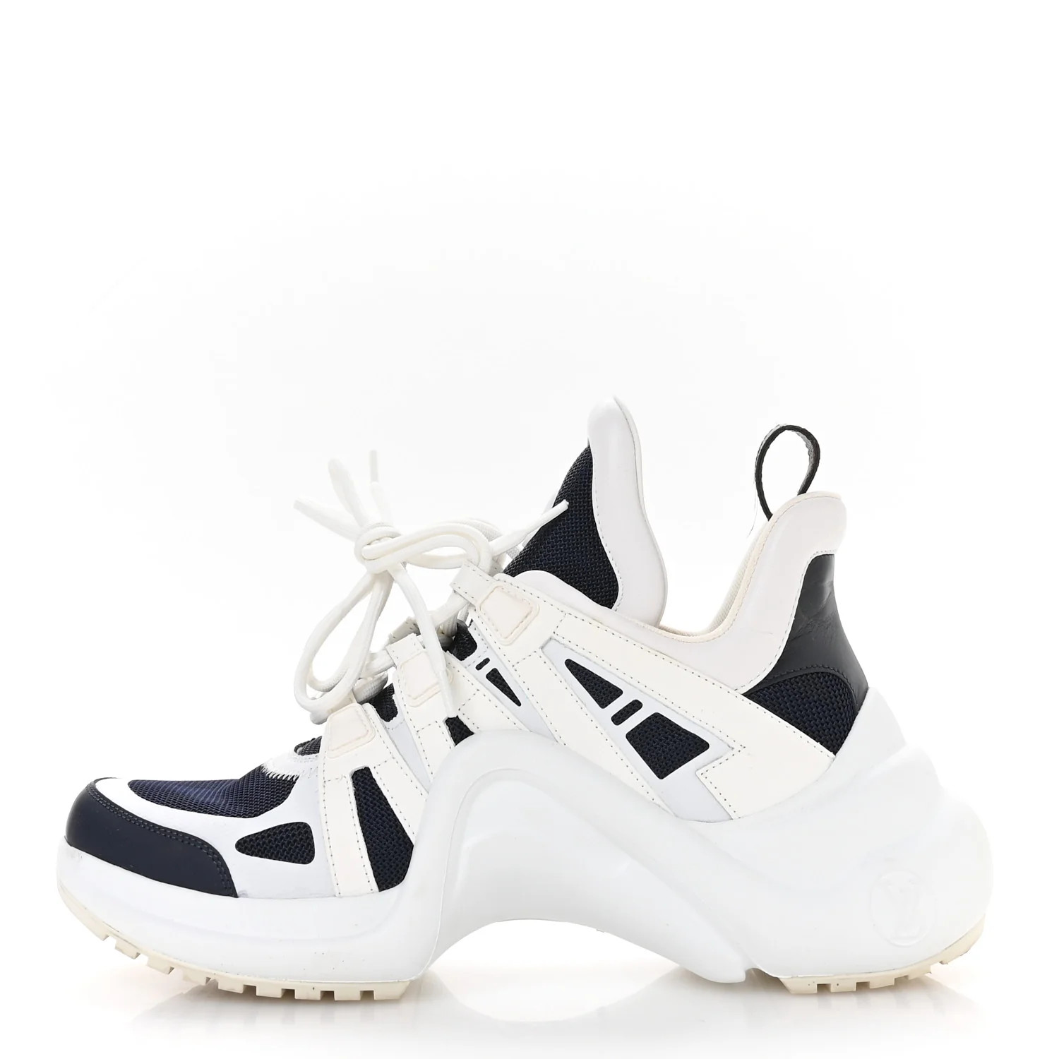 Calfskin Technical Nylon LV Archlight Sneakers 39 Marine | FASHIONPHILE (US)