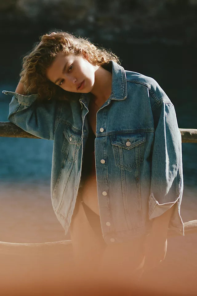 Weston Denim Boyfriend Jacket | Anthropologie (US)