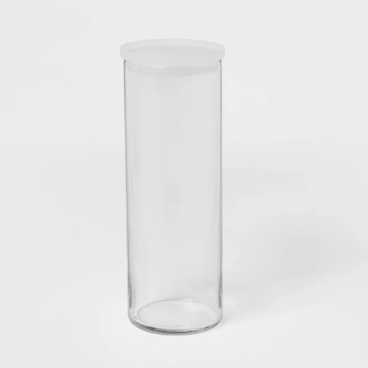 55.8oz Glass X-Large Stackable Jar with Plastic Lid - Made By Design™ | Target